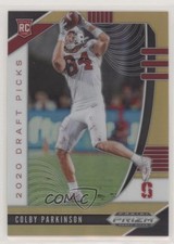 2020 Panini Prizm Draft Picks Rookies Neon Orange /149 Colby Parkinson #135 2k5