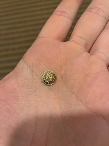 RARE 1852 California Gold Liberty 1/2 One Half Coin