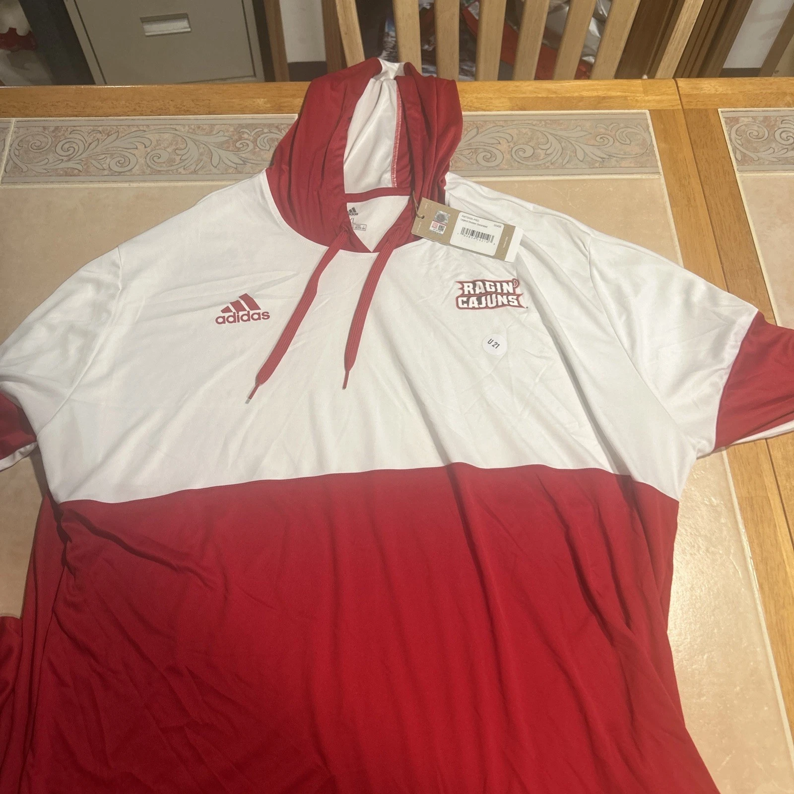 Ragin Cajuns Men’s 2x Dry Fit Hoodie Light