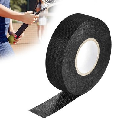 Griffband Hockey Tape Schwarz 2,5cmx25m Schlägertape Tennis Squash Badminton Set