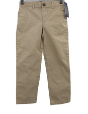 Polo Ralph Lauren Pants Boys Size 5 Khakis Chinos Straight Leg Adjust Waist New