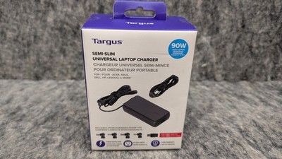 Targus 90W Ac Universal Laptop Charger Adapter for HP, Asus, Acer  New 