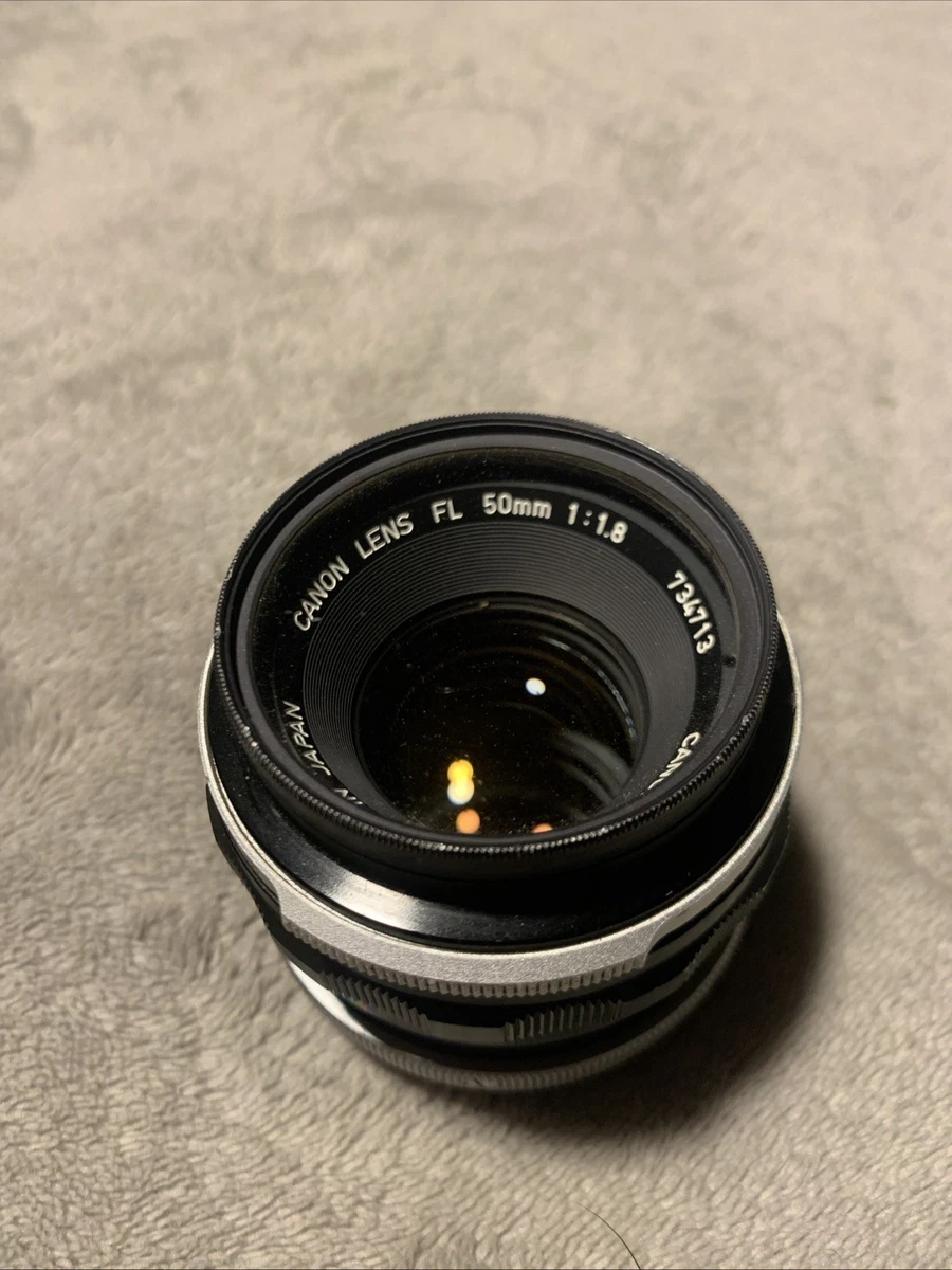 Canon f/1.8 Camera Lenses FL 50mm Focal for sale - eBay
