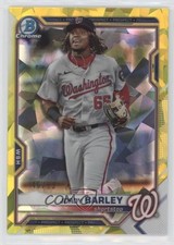 2021 Bowman Chrome Draft Sapphire Edition Yellow 46/99 Jordy Barley #BDC-6 0m4r
