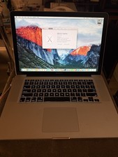APPLE MACBOOK PRO A1286 CORE2 DUO 4GB 500 HDD 2008/09 EL CAPITAN W/CHARGER