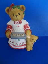 Cherished Teddies AMANDA "Here's Some Cheer To Last The Year"  Figurine NIB.