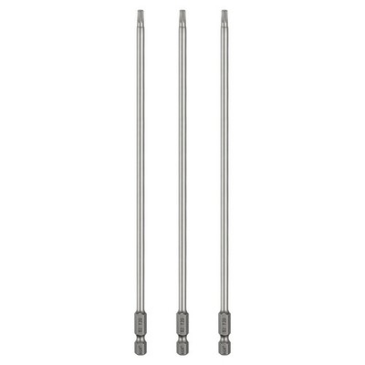 3x T20 Torx Bit 1/4'' 200mm magnet. S2 für Torx Schrauben