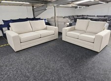 Special Offer | 3+2 Seater | Kent Sofa | Full Back | Cream | Free Delivery 