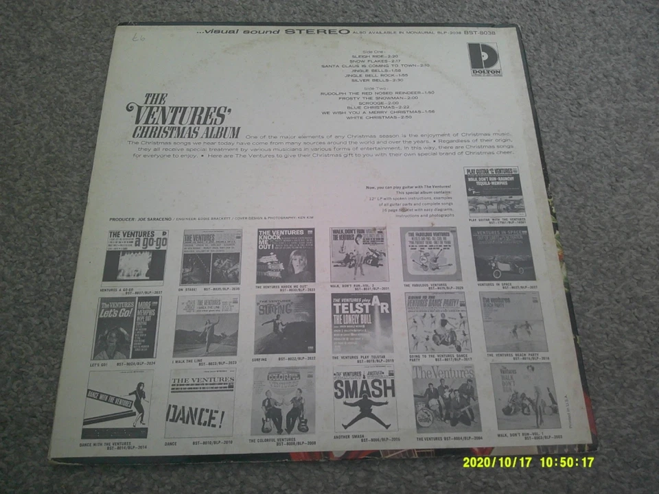 THE VENTURES The Christmas Album 1965  stereo DOLTON  USA  superb EX+ - Image 2 of 4