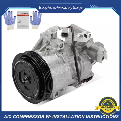 for Scion xA xB 2004-2006 L4 1.5L 883102B720 A/C Compressor w/ 4-Groove Pulley