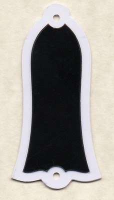 Vintage flared-bell truss rod cover 2-ply Gibson L-5 Les Paul J-200 w/ screws