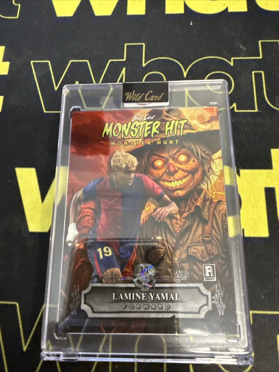 🔥2025 Lamine Yamal 1/1 Haunted Hits Monster Hits Scarecrow Lasers