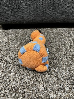 Deedle Dudes Orange Snake - No Noise Plush Toy Stuffed Animal