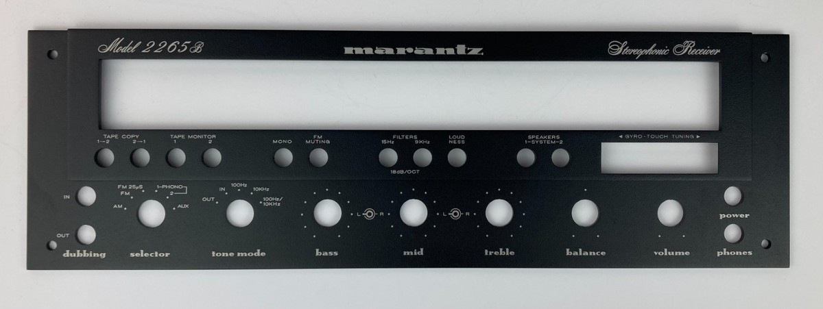 New! Marantz 2265B 2265 B Receiver Front Panel Faceplate (Face