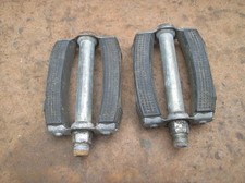 Dawes kingpin folding vintage bike bicycle Union black reflector pedals x2 USED