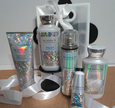 Bath & Body Works  5pc set PLATINUM with a Gift Bag!!!!