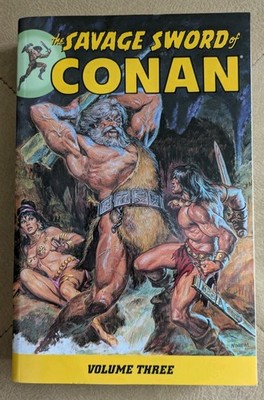 THE SAVAGE SWORD OF CONAN VOL 3, Dark Horse Graphic Novel Comic Book TPB