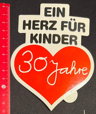 30 Years of a Heart for Kids - Decal Sticker /020617166