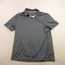 Oakley Shirt Mens Medium Short Sleeve Golfing Polo Lightweight Casual Gray
