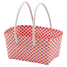 IKEA TOFSAND Picnic Hamper Multicolour 40x28x21 cm Woven Basket Storage NEW