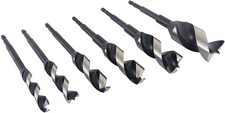 Wood Owl 6 Piece Set Overdrive Fast Boring Ultra Smooth Auger Brad Point Boring