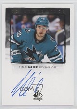 2022-23 SP Authentic UD Authentics Timo Meier #UDA-TM Auto 11jd