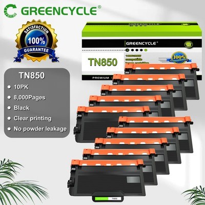 10PK GREENCYCLE TN850 Black High Yield Toner Cartridge Fit For L5900DW HL-L6200D