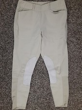 Ariat Pro Circuit Series Equestrian Riding Breeches Pants Womens 28L Khaki USA