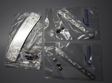 Montana Silversmiths Western Akcesoria ZESTAW, 2x Talerz opaski na brwi / 1x Cantle Plate