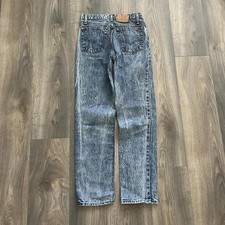 Vintage 80s Women s Levi s Blue Acid Wash Slim Fit Jeans 28x29.5
