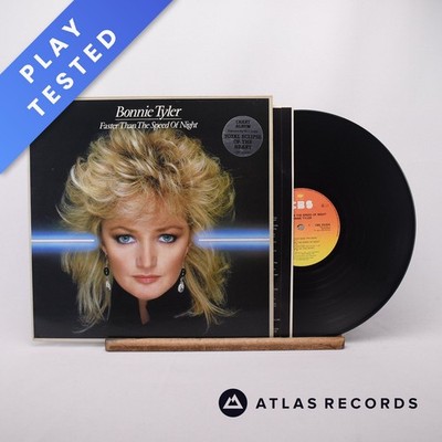 Bonnie Tyler Faster Than The Speed Of Night LP Album Vinyl Record - EX/EX