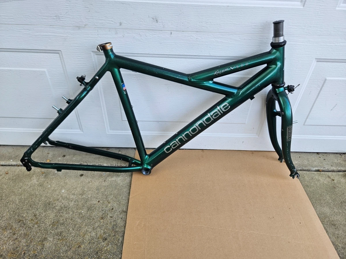 Cadre Vélo Course RAYMOND CLERC – Aluminium Artisanal, Taille 53x54cm – Fabrication Française