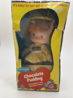 Vintage Fun World Chocolate Pudding Doll- In Original Box