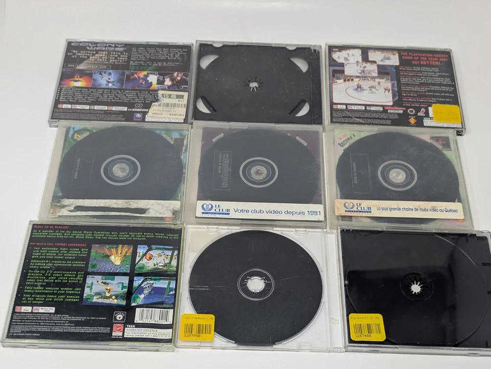 Lot of 9 PlayStation 1 (PS1) Games - Various Condition - Image 2 of 3