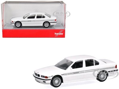 BMW ALPINA B12 WHITE 1/87 (HO) MODEL CAR BY HERPA 421201 W