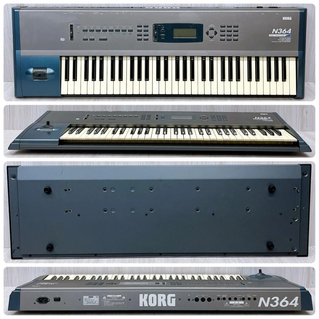 KORG N364 シンセサイザー KORG N364 Synthesizer Keyboard Workstation Tested Working | eBay
