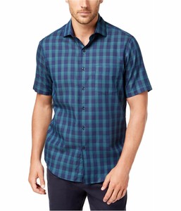 camisa de cuadros verde hombre