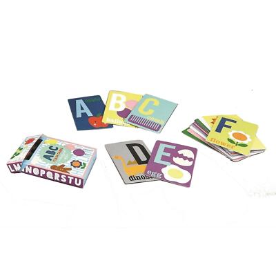 Alphabet Lernkarten ABC Kartenspiel Pädagogik Lernen Vorschule Kinder Geschenk