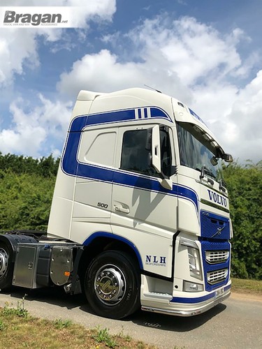 Rear Spoiler Top Side Corner Deflectors To Fit Volvo FH4 Globetrotter XL 13-21 - Picture 8 of 9
