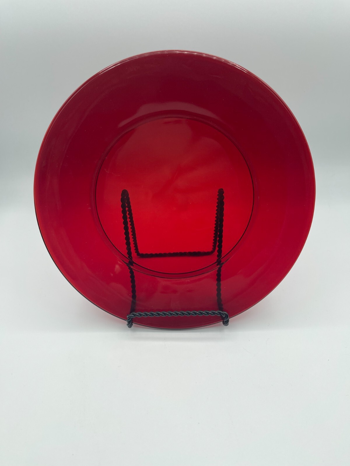 Set of Six (6) Vintage Anchor Hocking (Royal Ruby Pattern) Dinner