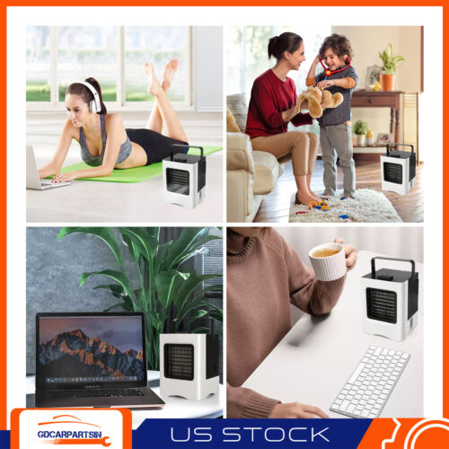 Mini Air Conditioner Humidifier Cooler USB Fan Portable Purifier Cooling Fan - Picture 7 of 7