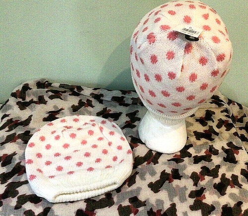 Girls Diamante Beanie Hat  Butterfly Flowers 5-10yr Fleece Lined Fashionable NWT - Picture 13 of 20