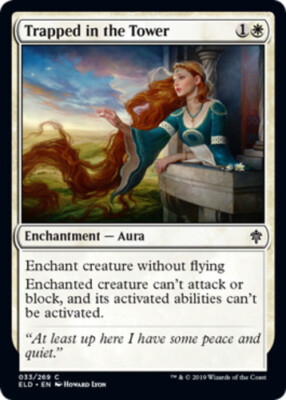 Trapped in the Tower x4 - Throne of Eldraine - NM-Mint, English - Throne of Eldr