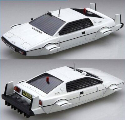 James Bond 007 Lotus Esprit S1 Submarine Car 1/24 Model Kit