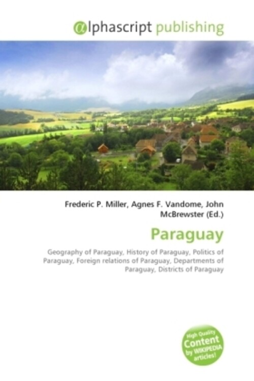 Frederic P. Miller (u. A.) | Paraguay | Taschenbuch | Englisch