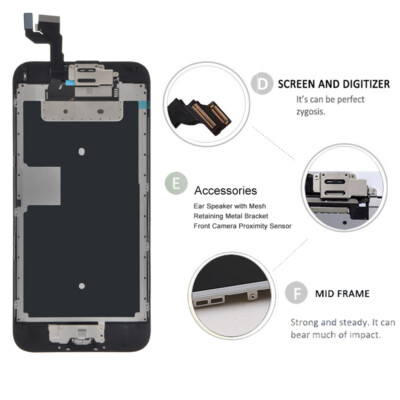 For iPhone 6S A1633 A1688 LCD Digitizer Touch Screen Full Assembly