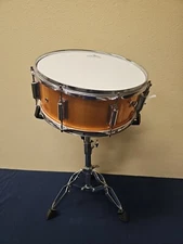 EASTROCK Snare Drum 14"  X  6.5" Metallic Gold + Stand 