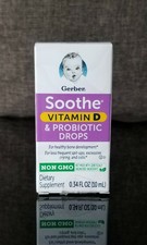 gerber soothe probiotic drops with vitamin d