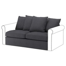 Ikea covers for Gronlid 2-Seat Sofa Bed Section in Sporda Dark Grey  304.852.46