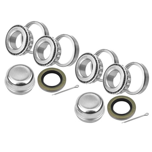 Trailer Wheel Hub KIT For 3500lb. Axles - L68149/L44649 Bearings - 5 O- Pacific - Foto 8